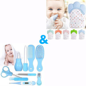 baby teething mitten kit care